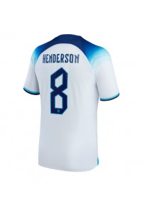 Engeland Jordan Henderson #8 Voetbaltruitje Thuis tenue WK 2022 Korte Mouw